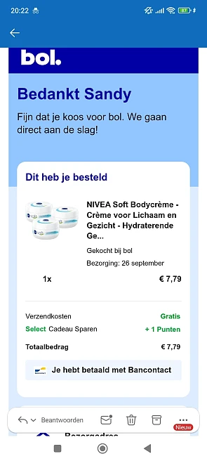Bol 7-daagse Nivea soft 200 ml voor €2,59/stuk