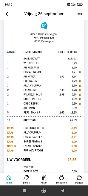 Ah 1+1 Pauwels en kras actie