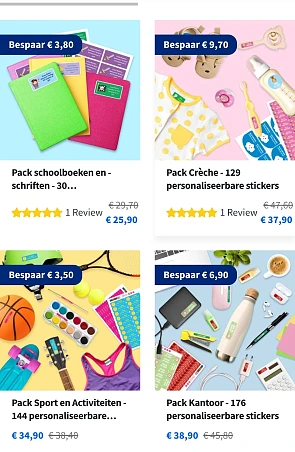 -25% op alle kleding en schoenen labels bij stickerkid