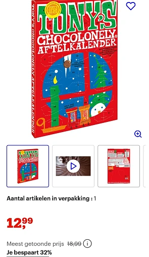 Tony's adventskalender -32%
