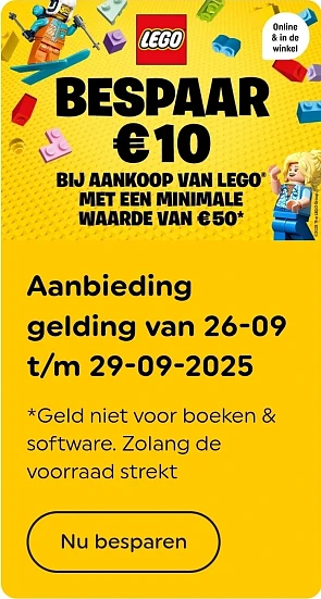 LEGO in promotie + €10 extra korting vanaf €50