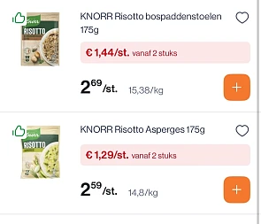 Knorr risotto -50%