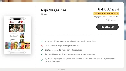4 weken gratis magazines! 🤩