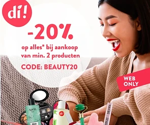 -20% op alles bij Di