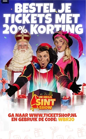 Tickets "De Mega Sint Show" -20%