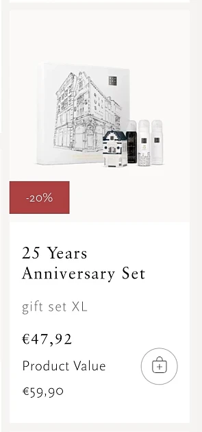 Rituals "25 Years Anniversary Set" + vele andere producten -20%