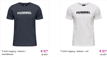 Tot 70% korting op Hummel kleding, schoenen en accessoires