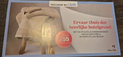 10-delig ezachte handdoekenset van Olivier Strelli