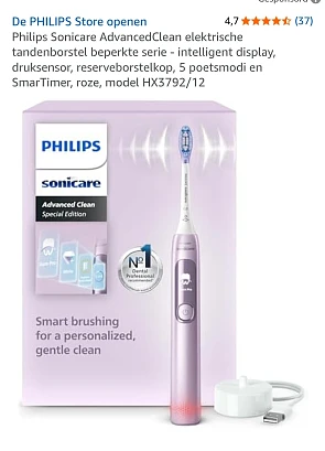 Philips Sonicare Advanced Clean tandenborstel -50%