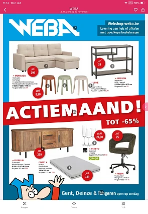 Weba actiemaand