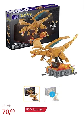 Mega Construx Pokémon Bouwset Motion Charizard