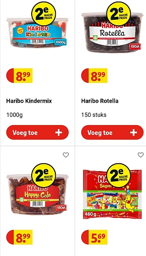 Haribo grootverpakkingen