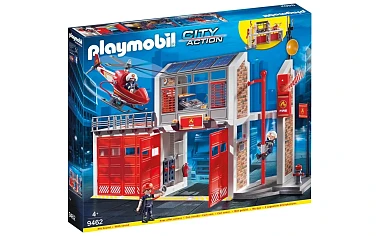 Playmobil Grote brandweerkazerne met helikopter