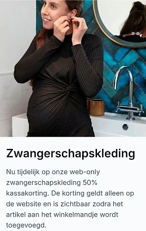 ALLE zwangerschapkleding -50% in de Zeeman webshop