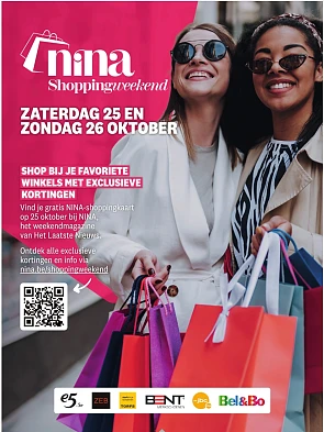 Nina shoppingweekend 25/26 oktober