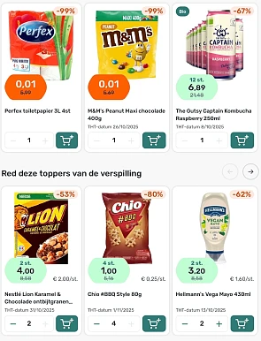 M&M’s, toiletpapier