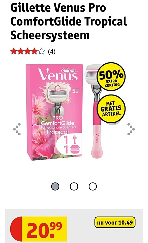 Venus scheersysteem -50% + gratis ovenschaal