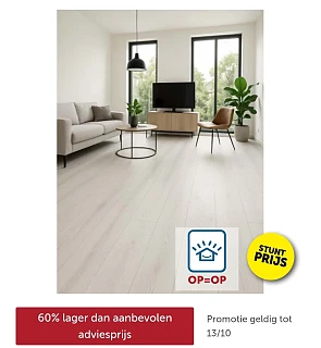 Laminaatvloer aan 7,97€