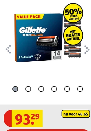 Gillette ProGlide Scheermesjes 14 stuks -50%