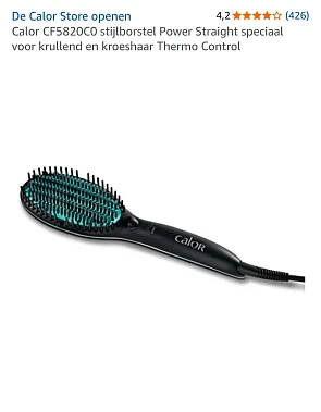 Prime Deal: Calor CF5820C0 stijlborstel Power Straight -40%