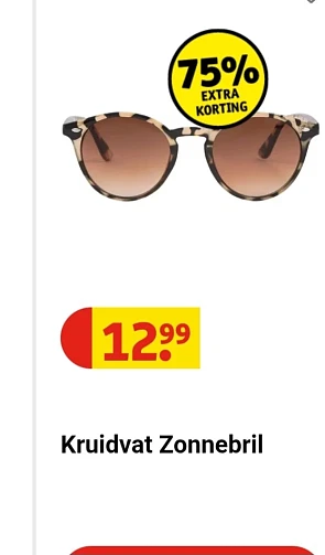 Kruidvat zonnebril -75%