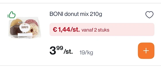 Boni donut mix aan mooie Prijs bij Colruyt