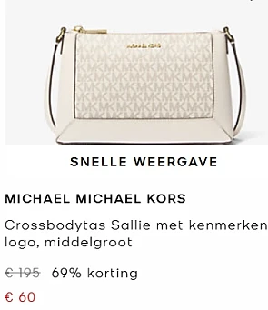 Michael Kors handtassen vanaf 60 euro !