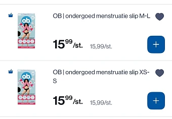 Ob menstruatie ondergoed slip goedkoper