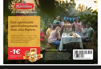 Bon maredsous kazen en Alpro -1€ in de zondag