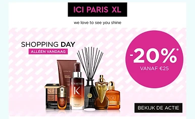 Vandaag 20% bij ICI Paris XL
