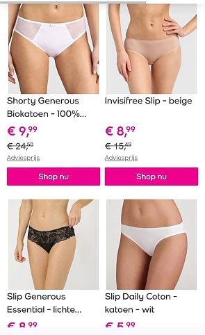 Mooie kortingen op DIM