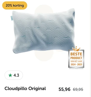 Korting Cloudpillo