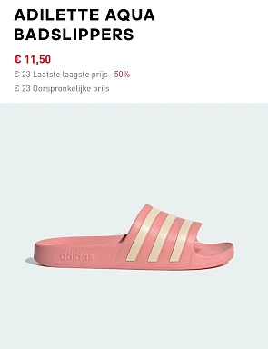 Adidas adilette aqua badslippers -50%