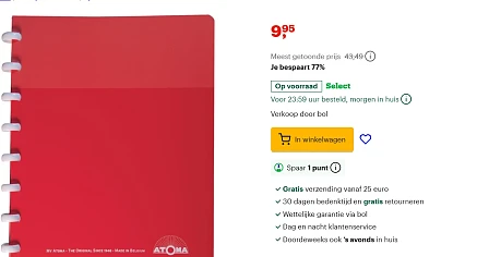 10 x atoma schriften bij bol