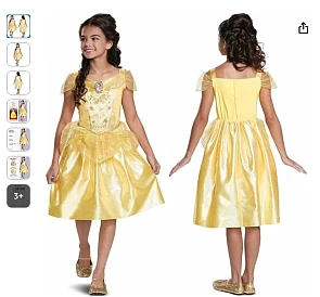 Disney prinsessenkleedje 5-6 jaar 7,32 euro