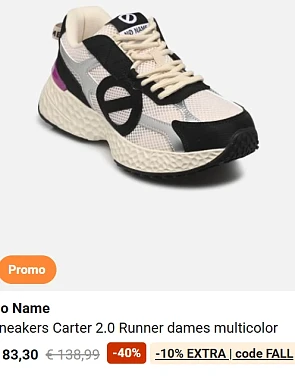 Tot 50% + 10% extra bij Sarenza