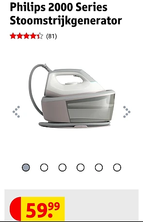 Philips 2000 Series Stoomstrijkgenerator -33%