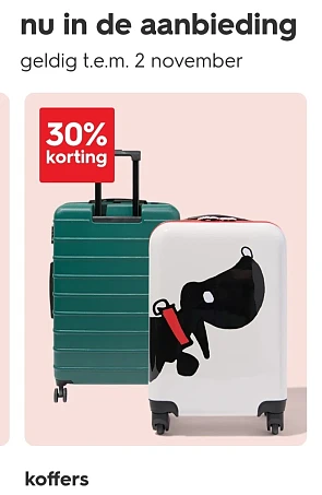 koffers -30%