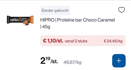 Hipro proteïne repen 45 gram -50%