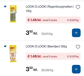 Lookolook snoepjes voor een mooi koopje