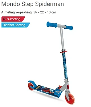 Spiderman step met 32% korting bij Lobbes NL