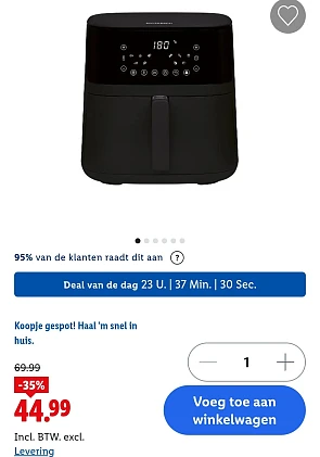 Silvercrest Airfryer XL -35%