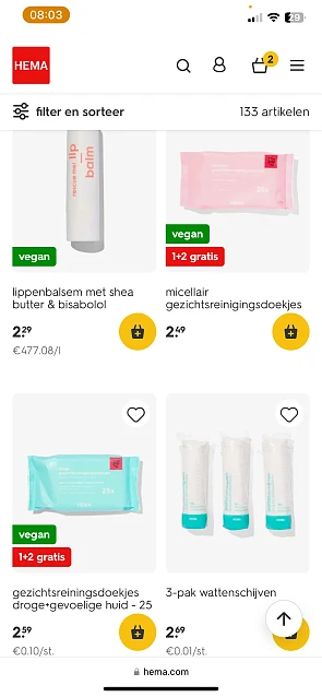 Image of reinigingsdoekjes