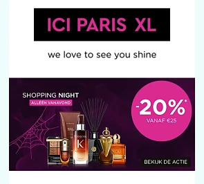 Vandaag 20% bij ICI Paris XL