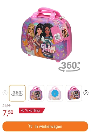 Glam Girls Reiskoffer -70%