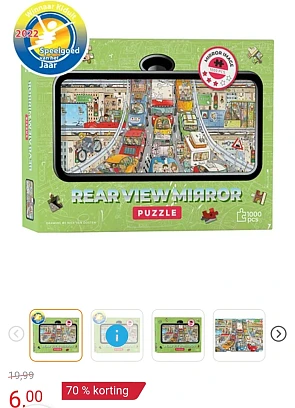 Rearview Mirror Puzzel 'Verkeersdrukte', 1000st -70%