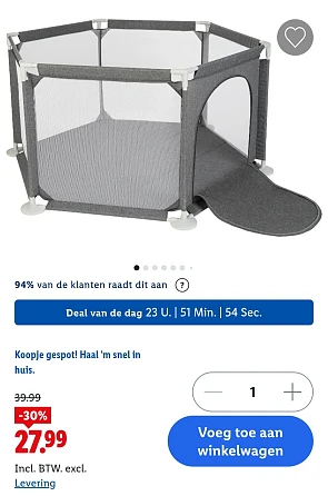 Speelbox voor kinderen lupilu -30%
