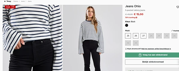 America Today Jeans vanaf 15€ verschillende modellen en maten aanwezig