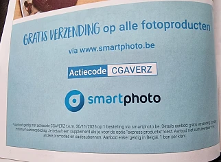 Gratis verzending bij Smartphoto
