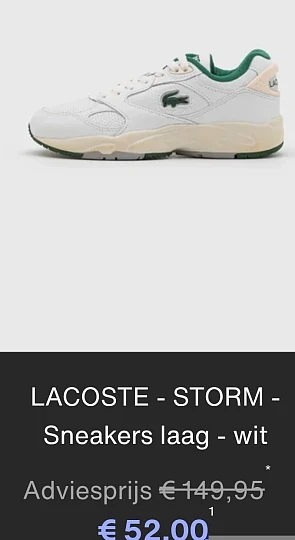 Lacoste sneakers, kleding, accessoires aan 1/3 van de prijs!😱🤩